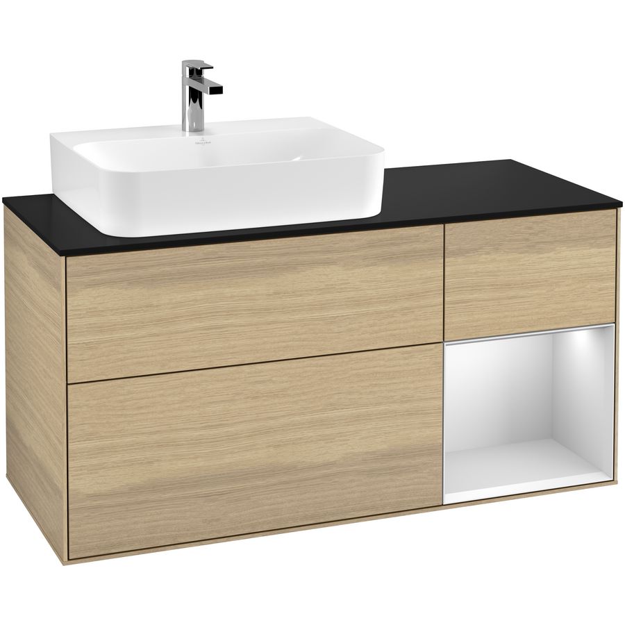 Wastafelonderkast Finion 1200x603x501mm Oak Veneer G152MTPC