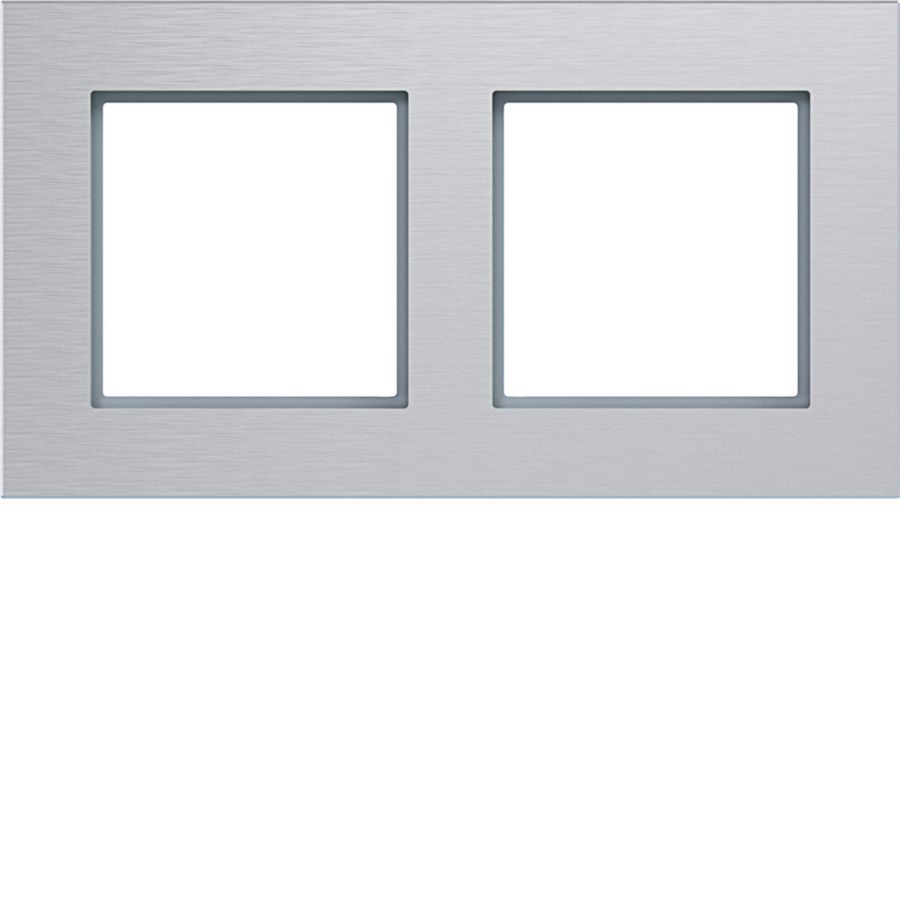 Afdekraam 2-voudig horizontaal A.8 aluminium