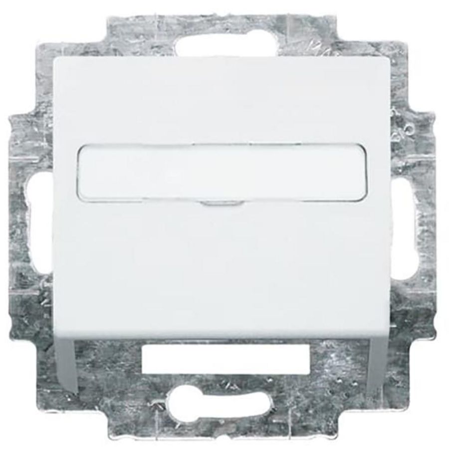 Centraalplaat verticale data-aansluiting SI-B alpinwit (1758-914)