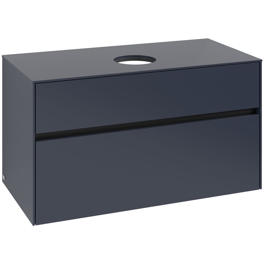 Wastafelonderkast Collaro 1000x548x500mm Marine Blue C038B0VQ