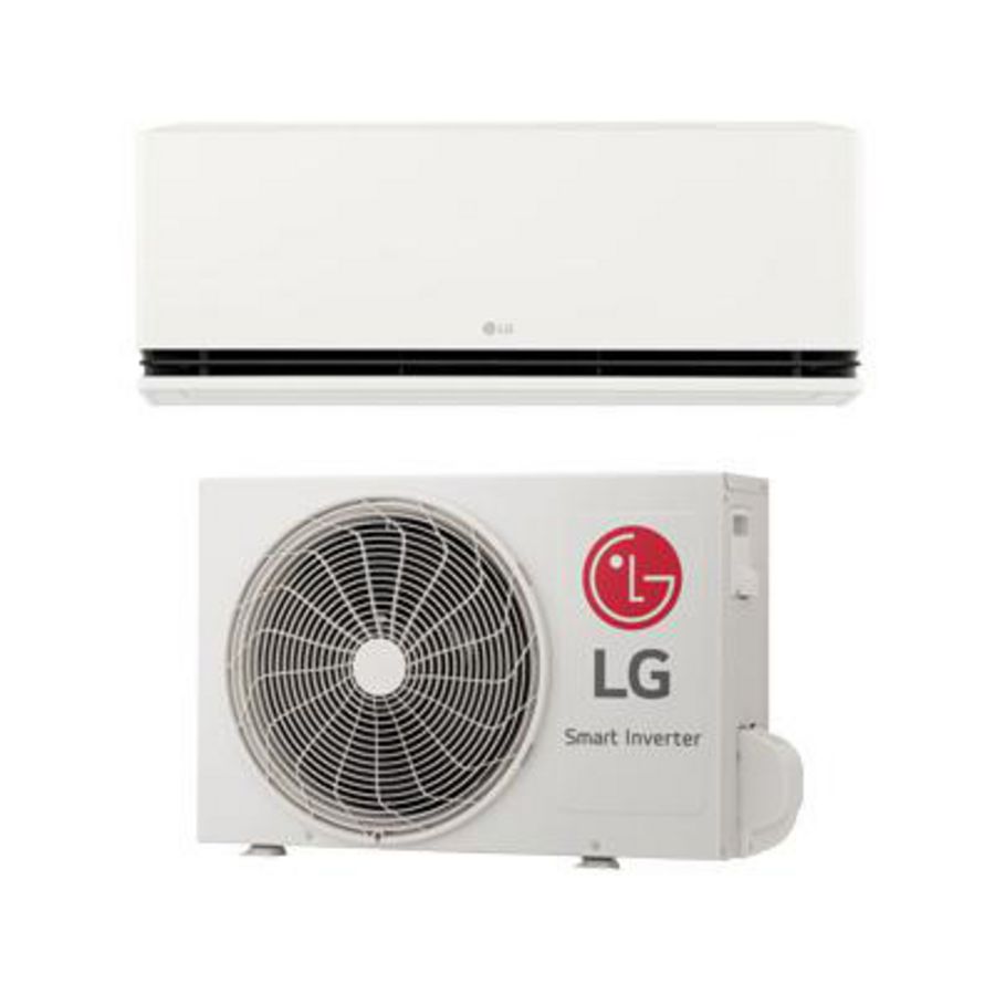 PROMO airco set LG Dualcool AI AIR Deluxe 7.0kw (H24S1DA.NS1 + H24S1DA.U24)