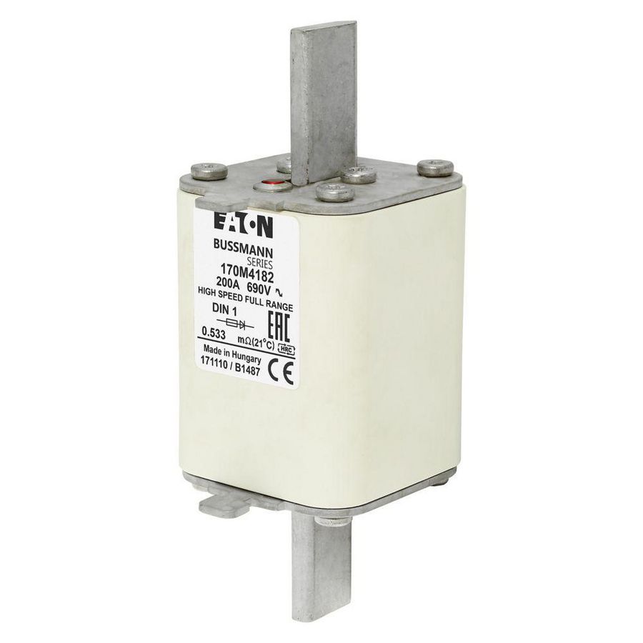 Zekering hoge snelheid 200A AC 690V 200kA 1 52x66x135 VVE=3