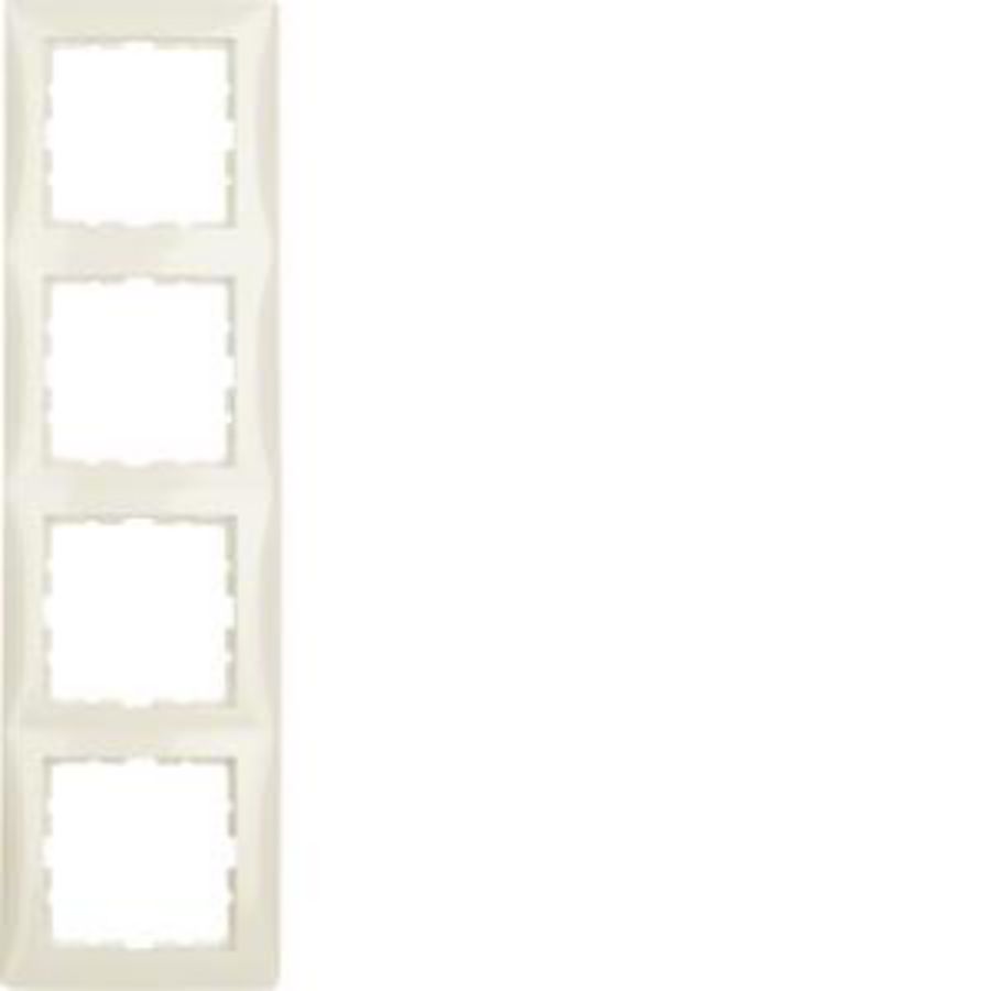 Afdekraam 4-v berker S.1 wit glans