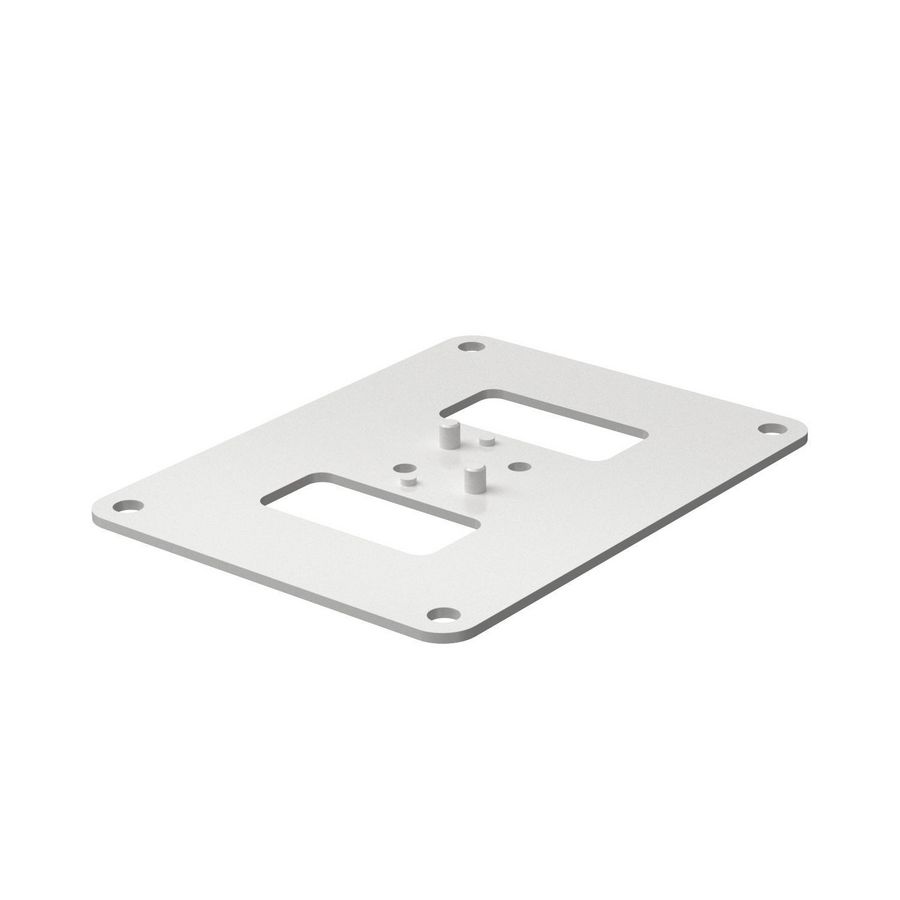 Bodemplaat 170x130x3 /gelaagd puur wit