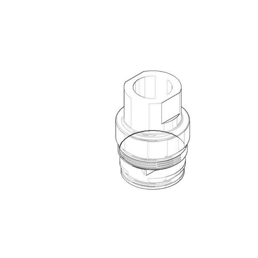 Omst. 24x34mm Champagne (22kt Goud)