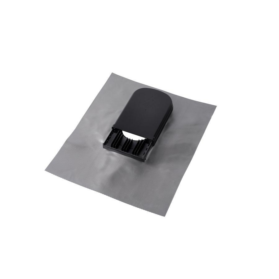 Kabel- en leidingdakdoorvoer pannendak Roofport One Leadax zwart
