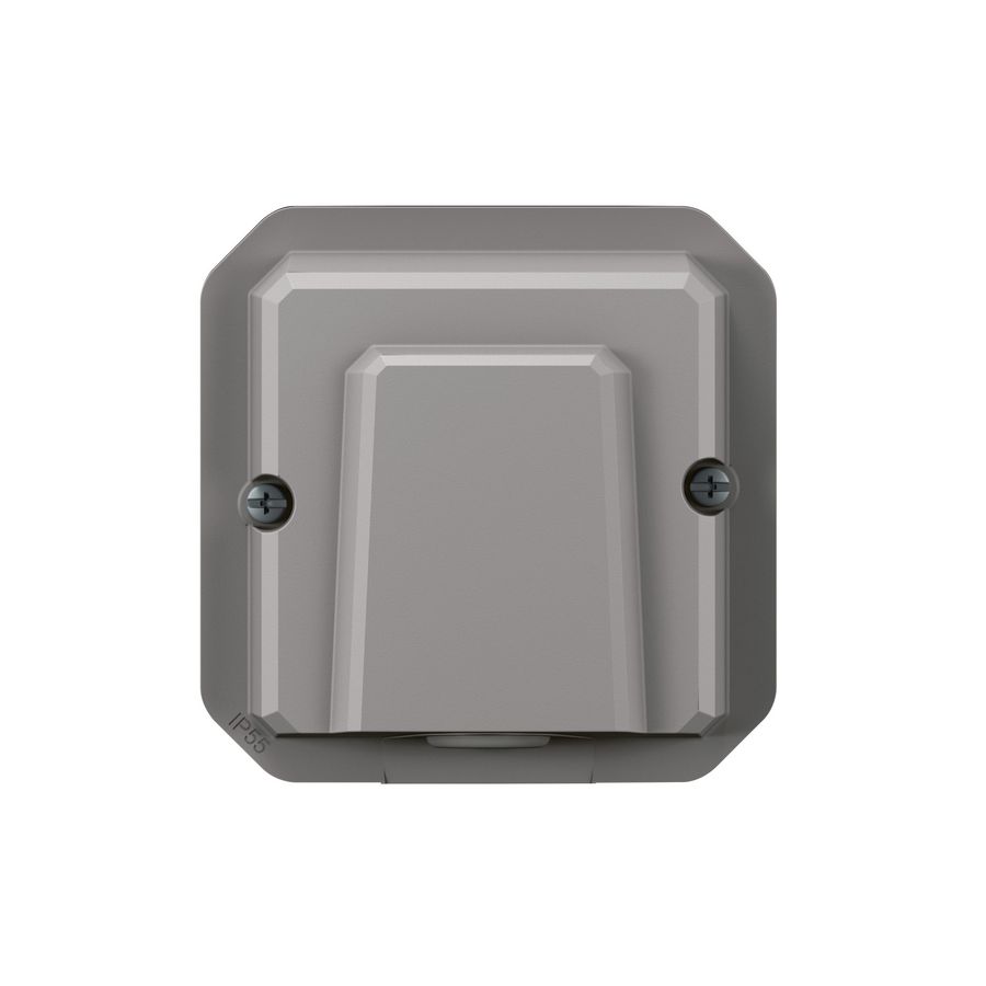 Kabeluitgang 12-25 ISO32 incl. inbouwkader IP55 IK08 grijs