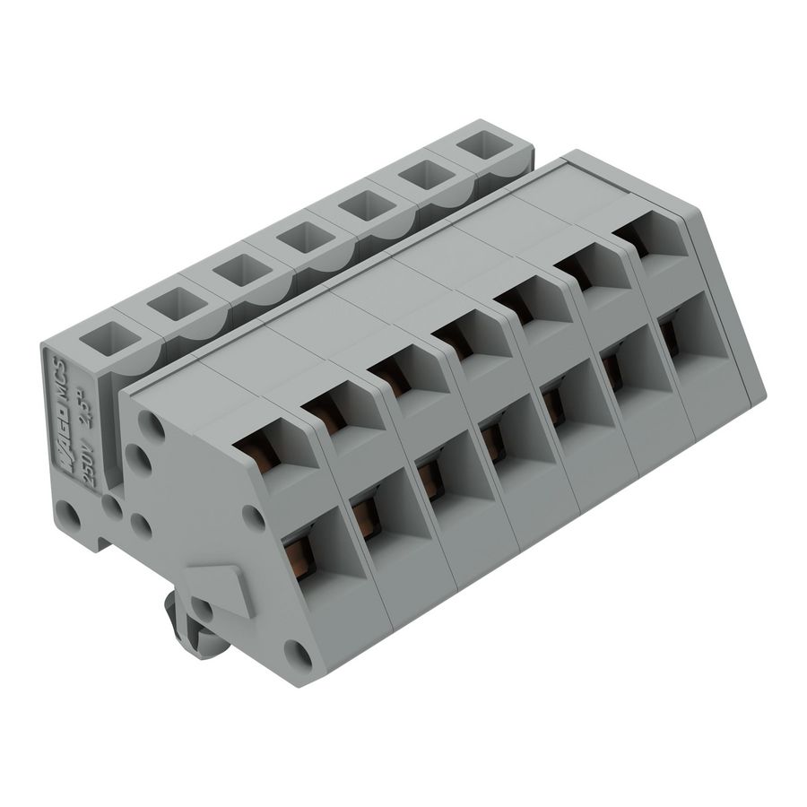 1-draads FE steker HA 2,5mm² grijs 731-507/008-000 VVE=50