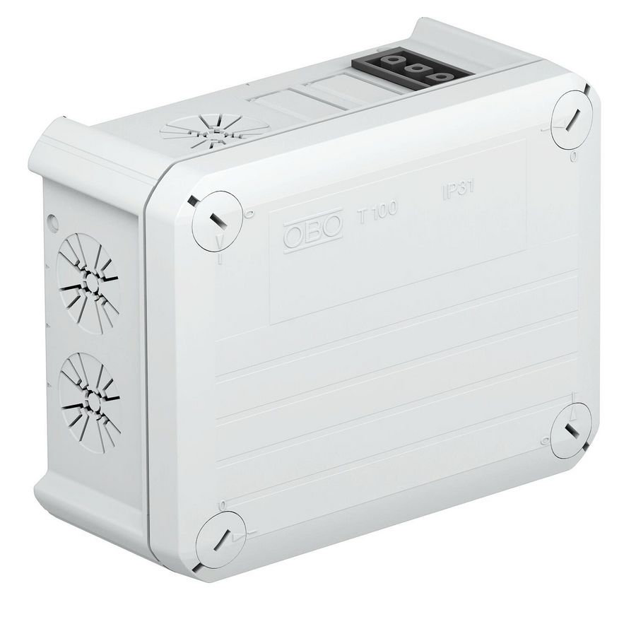 Kabeldoos wieland 2z3p 150x116x67 polypr li.grijs RAL 7035