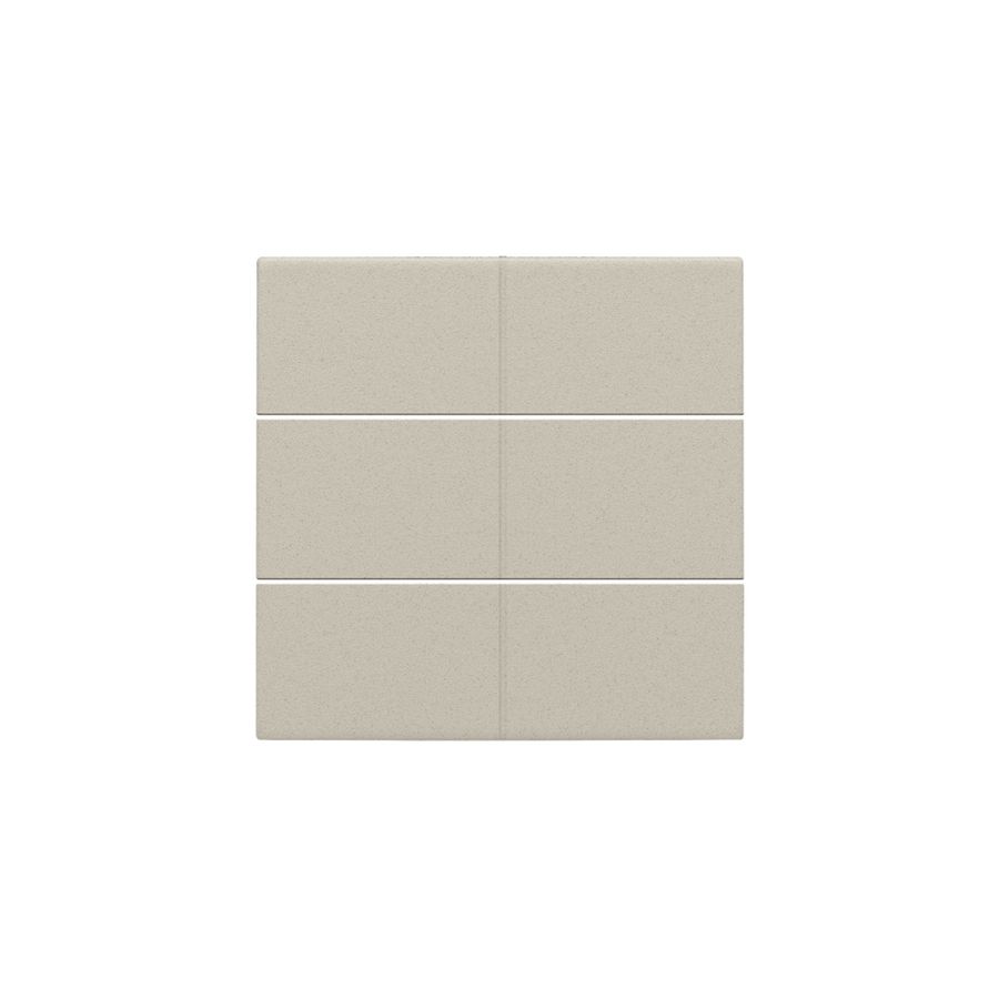 Afwerkingsset voor 6-voudige potentiaalvrije drukknop 24V sand textured