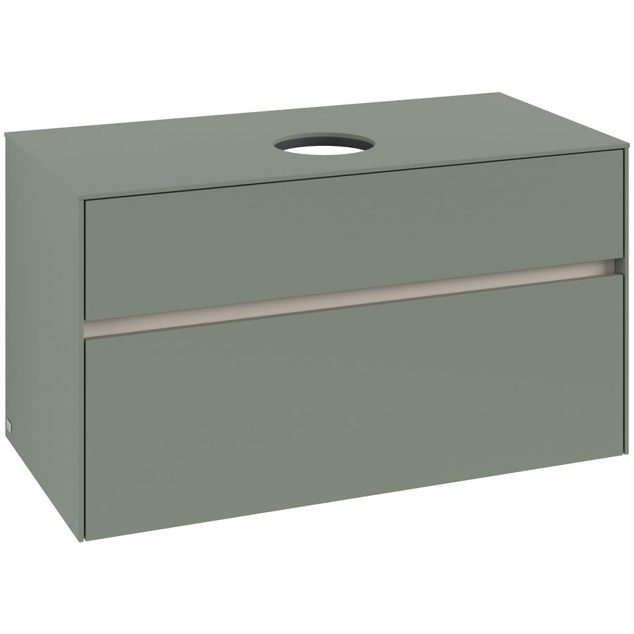 Wastafelonderkast Collaro 1000x548x500mm Soft Green C038B0AF