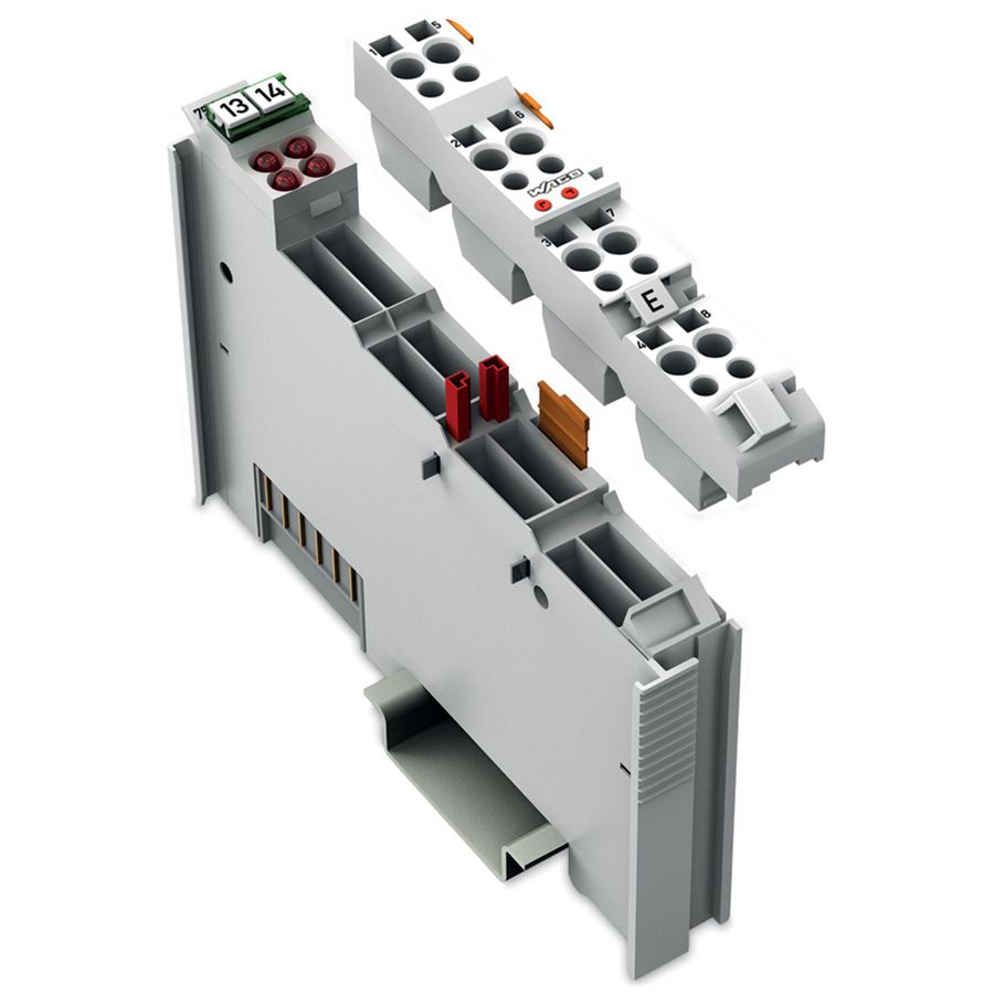 4-kanaals analoge ingang 0-20mA Single ended lichtgrijs