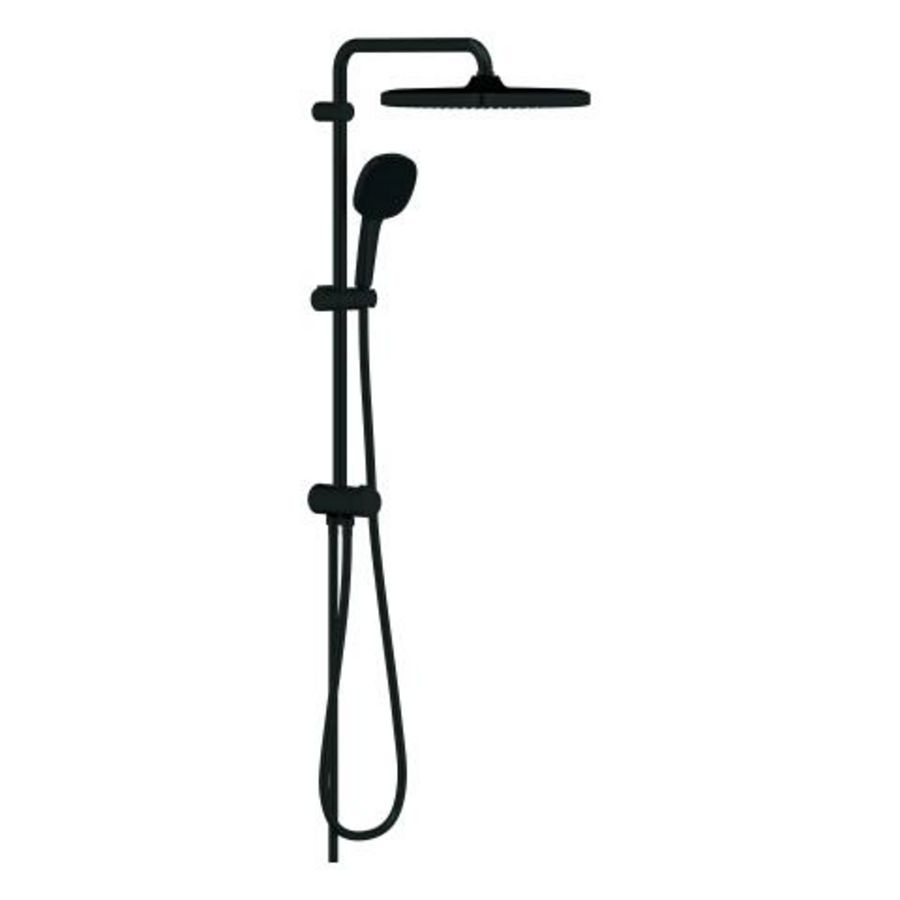 Tempesta 250 Cube douchesysteem omstel. 620mm 8,0L/min. matte black (mat zwart) (prof)