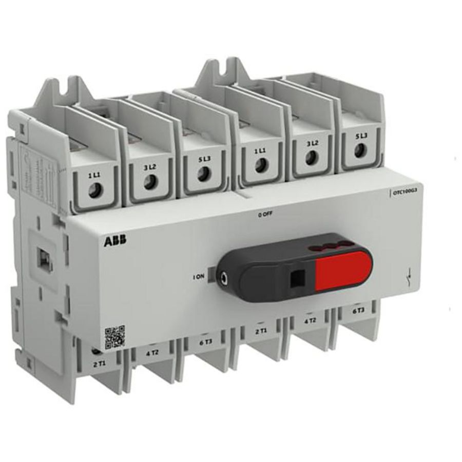 OT plus omschakelaar framemaat G3 100A, 3P, UL98