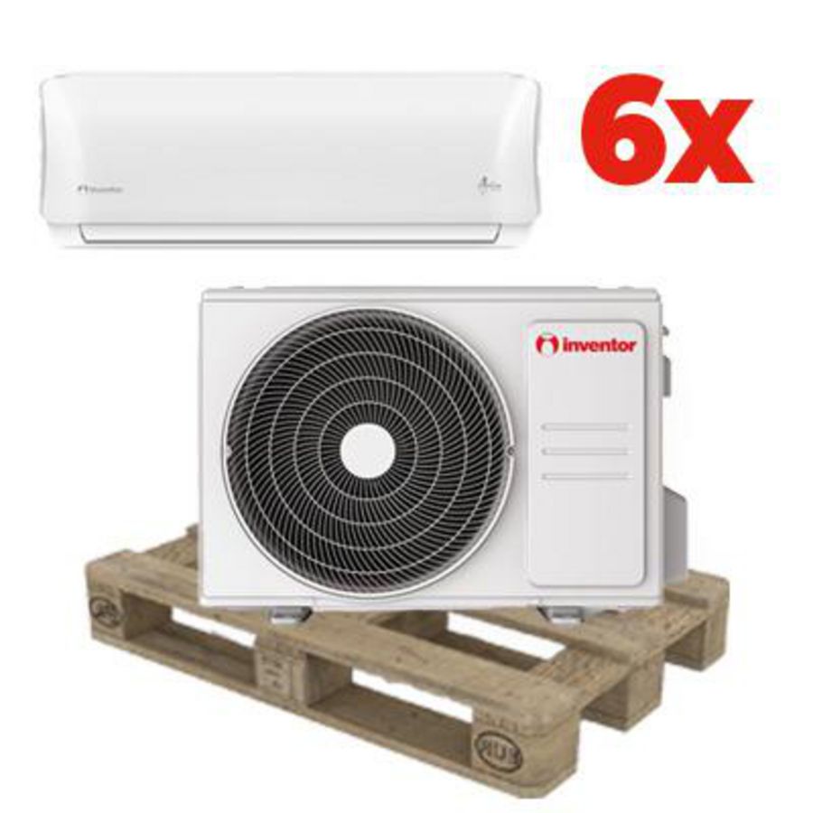 PROMO Pallet a 6st. Inventor Aria 2,5kW airco set  (220226990 + 220226991)