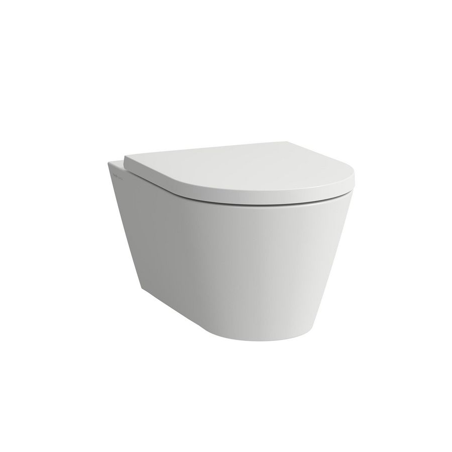 Kartell wandcloset rimless diepspoel 545mm mat wit (excl. zitting)
