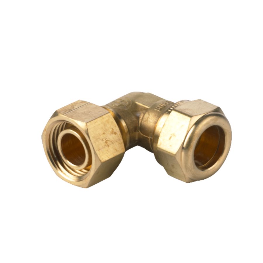 Kraankoppeling knel haaks + pakkingring 15x1/2"wartel