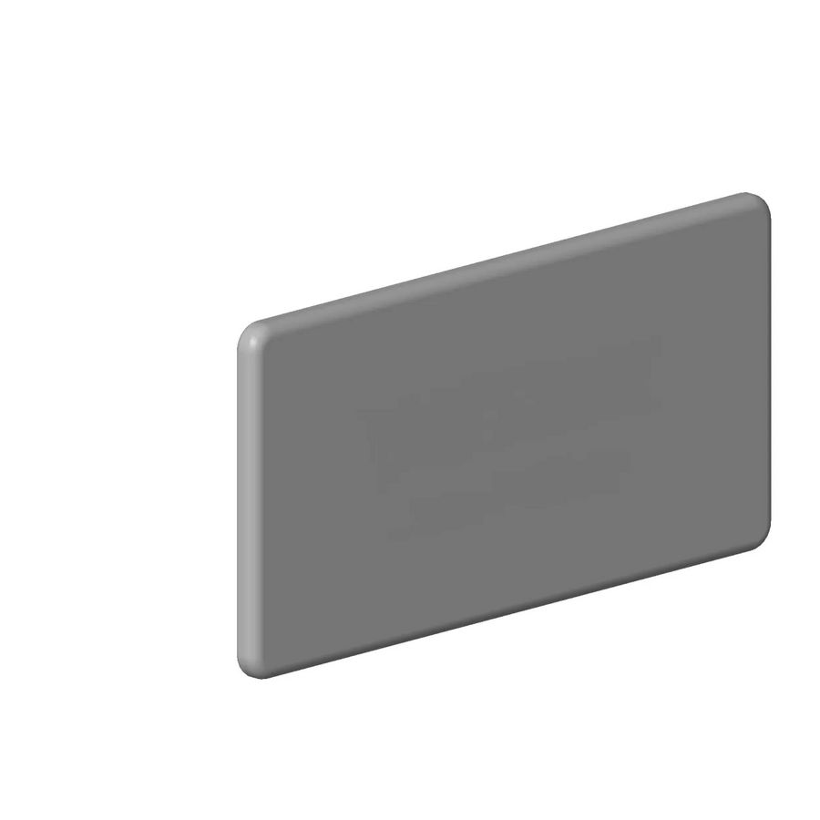 Afdekplaat RVS 90110120201-85
