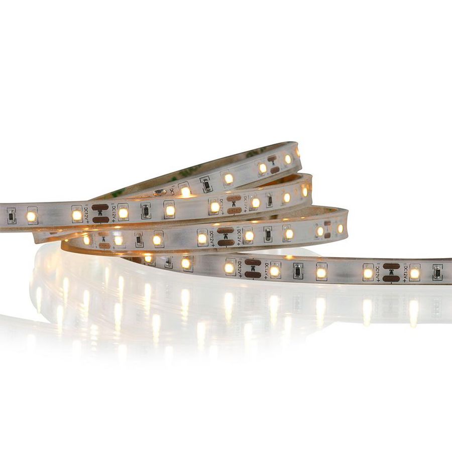 LED strip 12V 60LED/mtr. 3528 IP65 3000K CRI >90 L=5mtr.