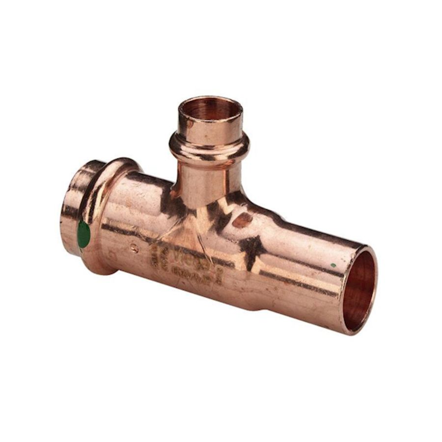 T-koppeling verlopend Profipress koper 22x15x22mm spie VVE=5