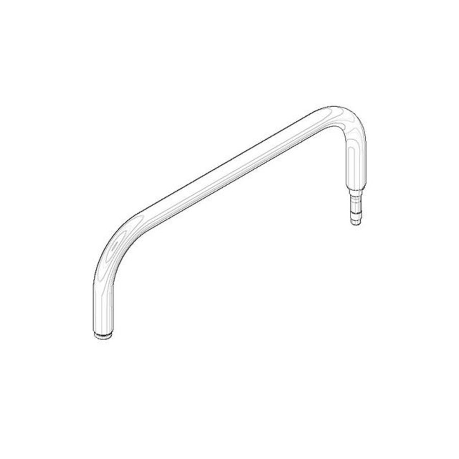 Buis 32x204x481mm chr 90282222800-00