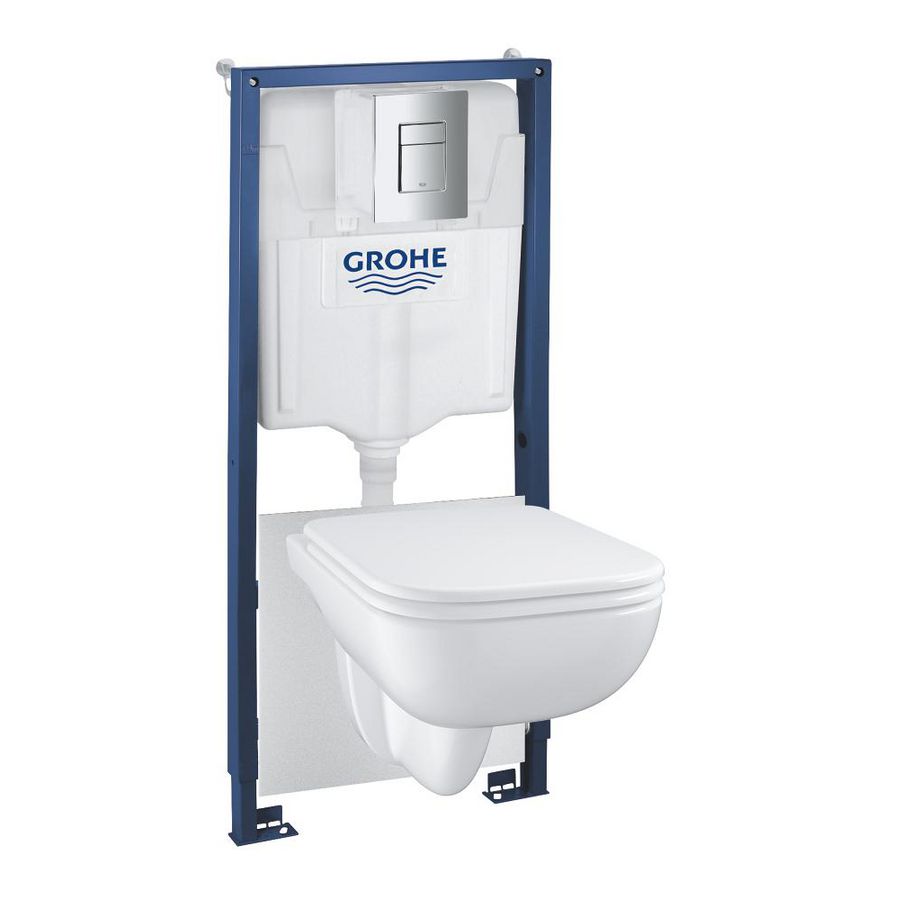 Solido Start wandcloset combipack Edge 4-in-1 Keramiek WC