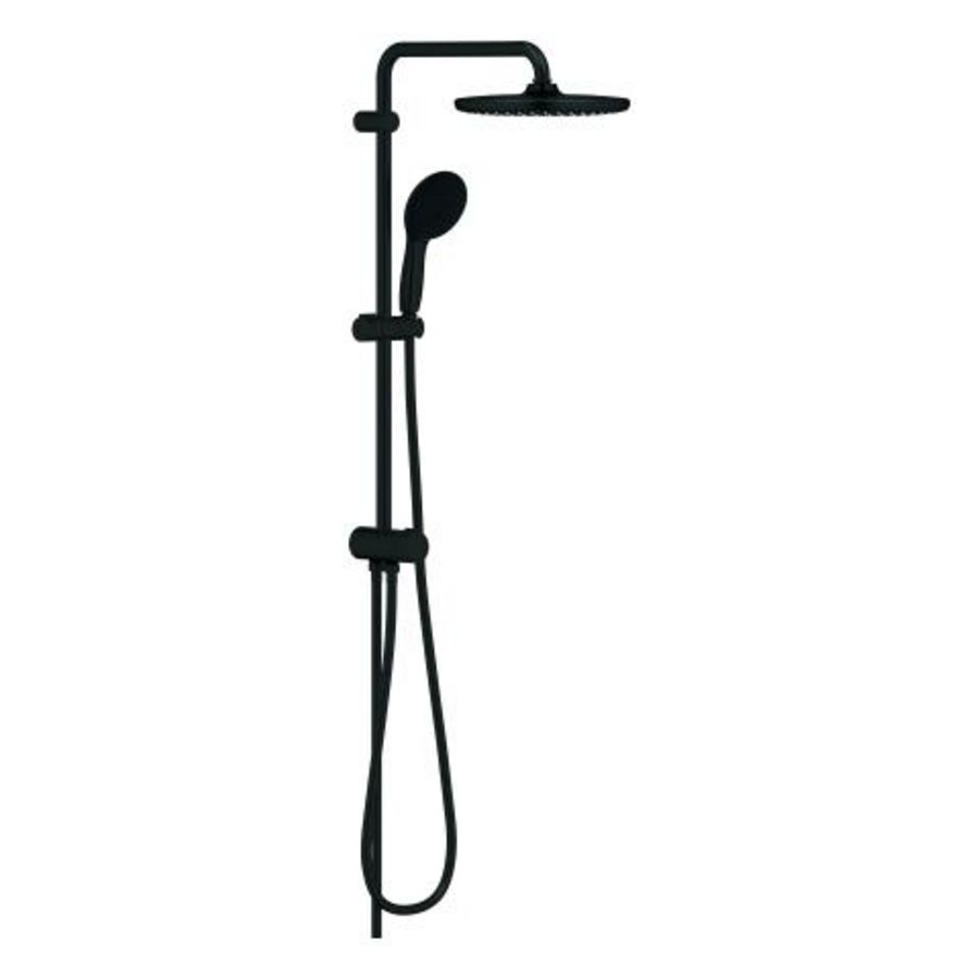 Tempesta 250 Douchesysteem m Omstelling 620Mm  matte black (mat zwart) (prof)