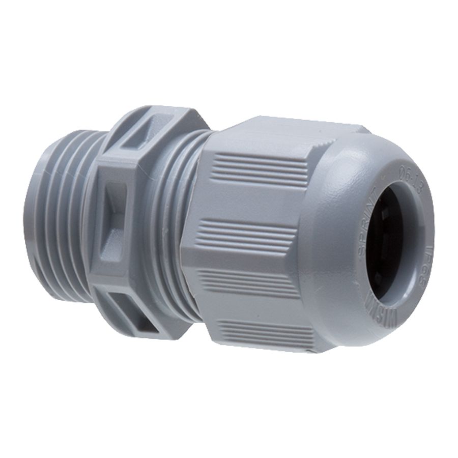 Wartel kunststof M20x1,5 drl 6-13mm donkergrijs VVE=50