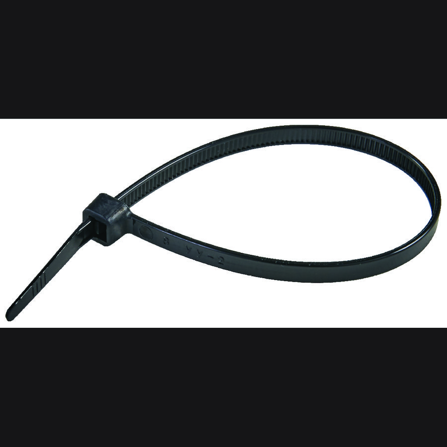 Zak a 100st. Kabelbundelband hittebest. UV zwart 199x4,6mm