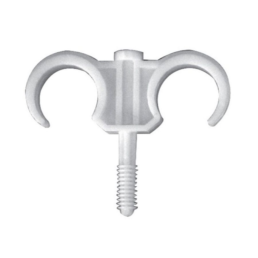 Inslag vloerbeugel nylon dubbel 6mm bereik 22-26mm VVE=250