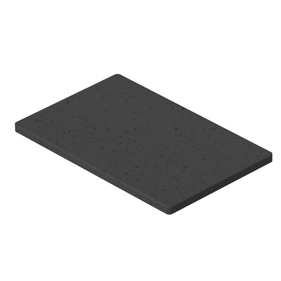 Rubberonderlegger 70x110x4mm Gummi zwartz