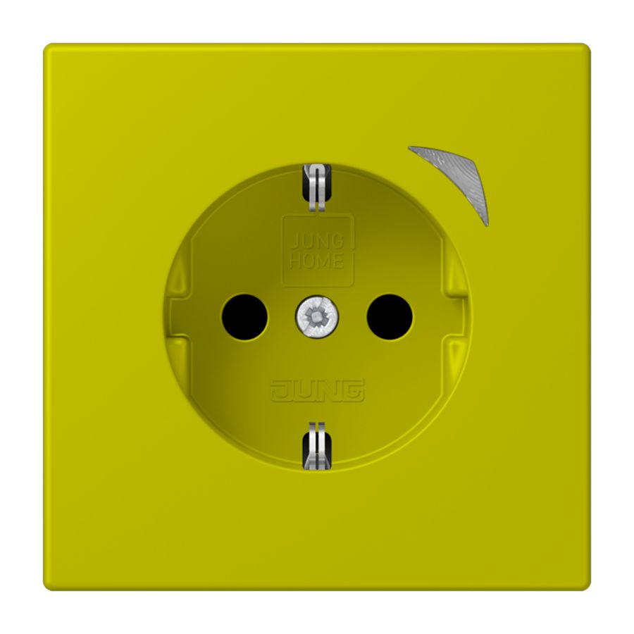 Wandcontactdoos Safety+ LC4320F HOME groen