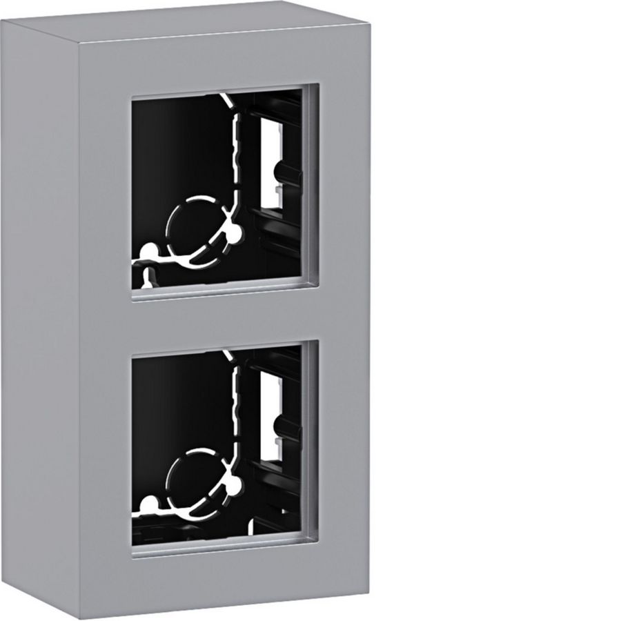 Behuizing 2-voudig hoog design opbouw A.8 titaan