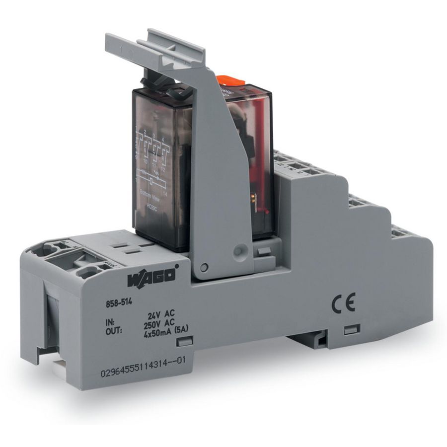 Relaismodule AC 115V 4 wisselcontacten 858-517 VVE=5
