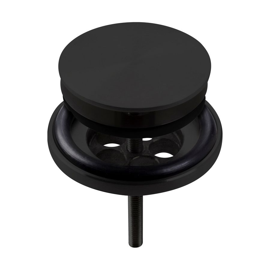 Mini Wash Me plug met afdekkap mat zwart