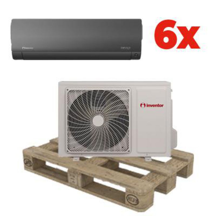 PROMO Pallet a 6st. Inventor Emperor 2,5kW airco set  (220227150 + 220227151)