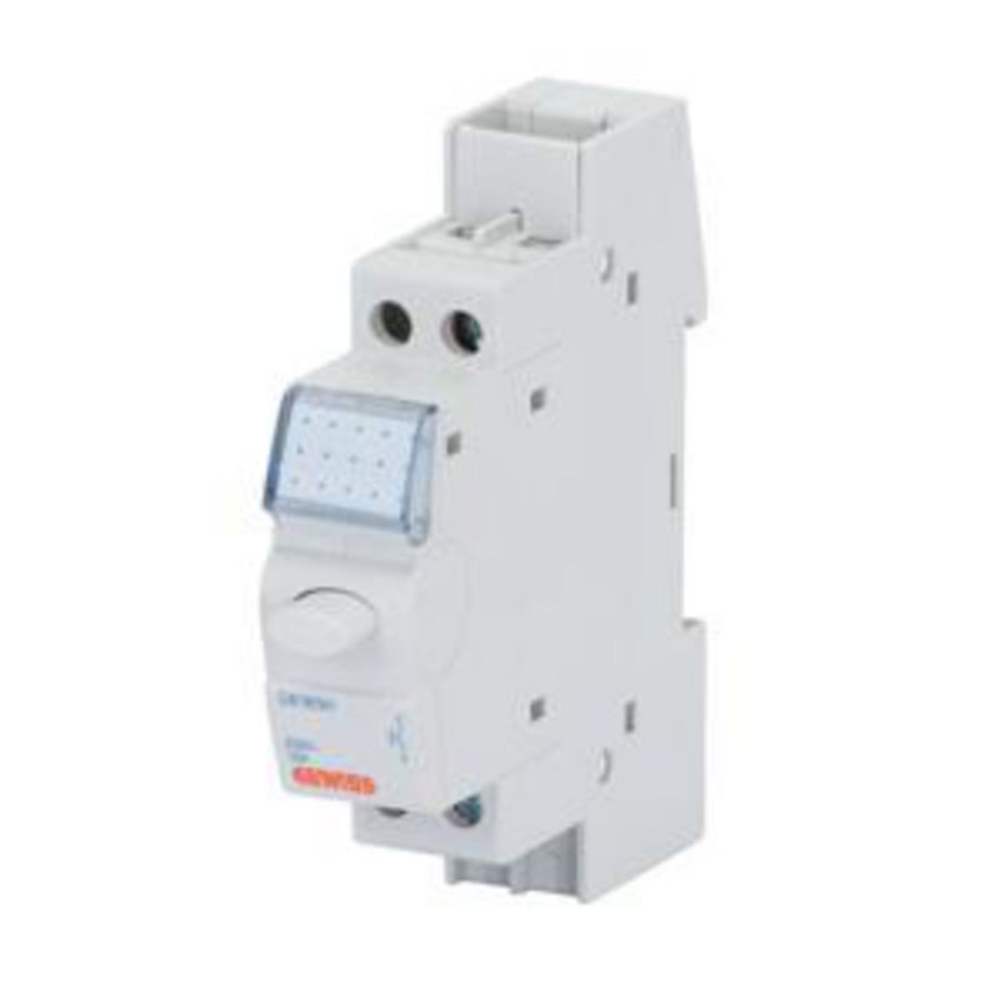 DRUKKNOP-ENKEL-16A 1NO 250V-1 MODULE VVE=3