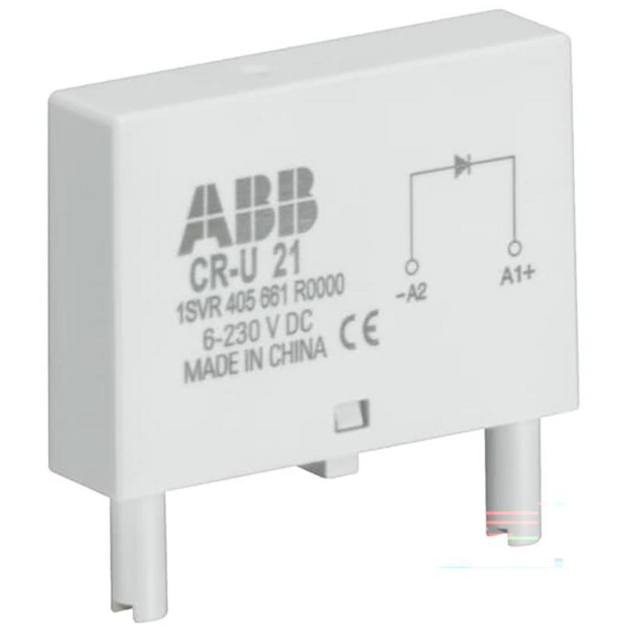 Overspanningsbegrenzer diode led rood 6-24vdc a1+a2- VVE=10
