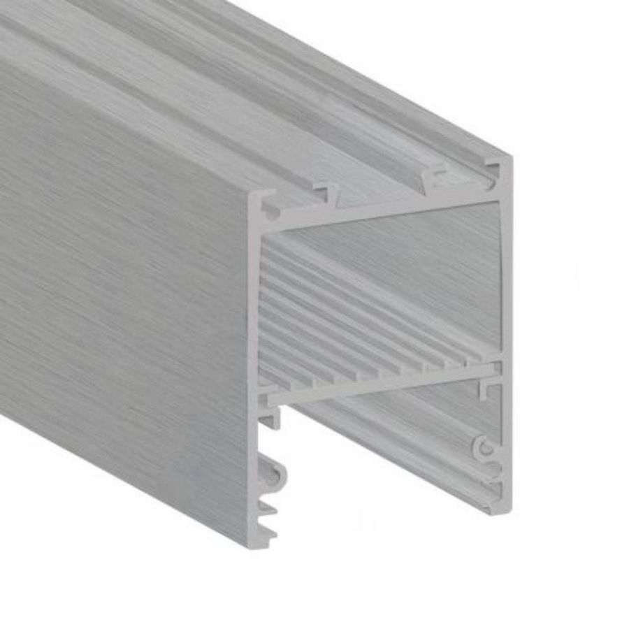 PN17V2 LED profiel 2m zilver gepoedercoat strips max. 30mm