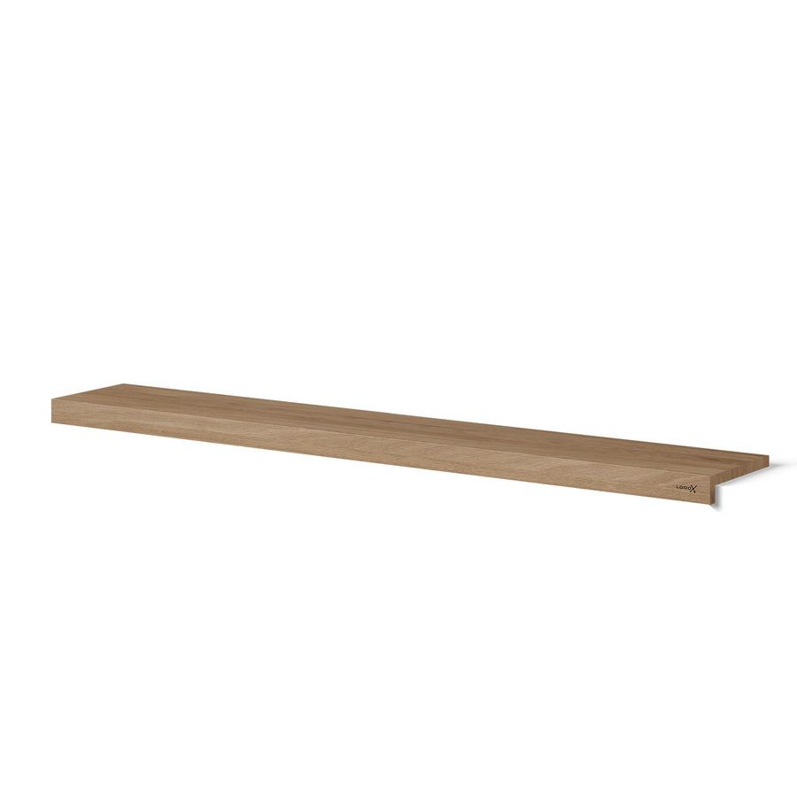 Wooden Cover / planchetplank 1200x250x40mm inkortbaar eiken old grey