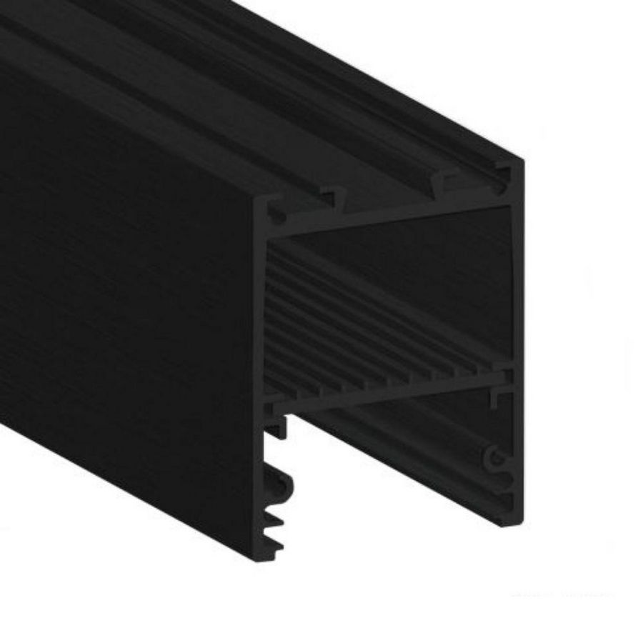 PN17V2 LED profiel 2m zwart strips max. 30mm