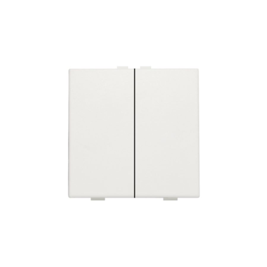 2-voudige drukknop Home Control white