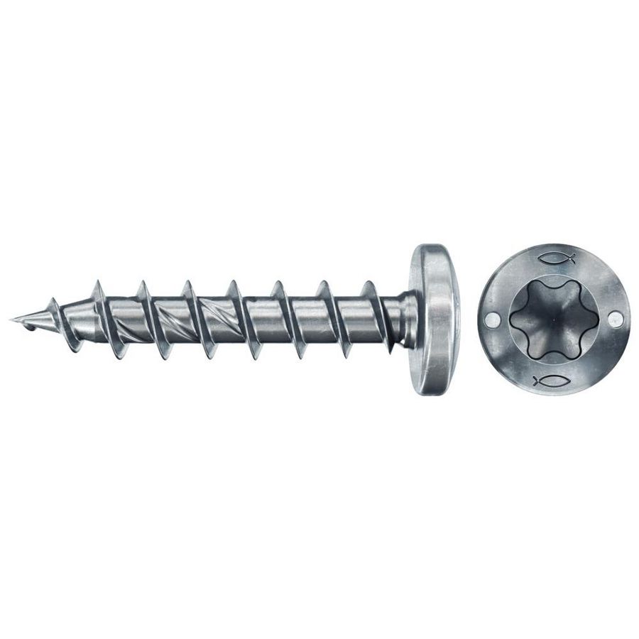 Spaanplaatschroef PowerFast 3x12mm TX bolkop VD verzinkt VVE=200