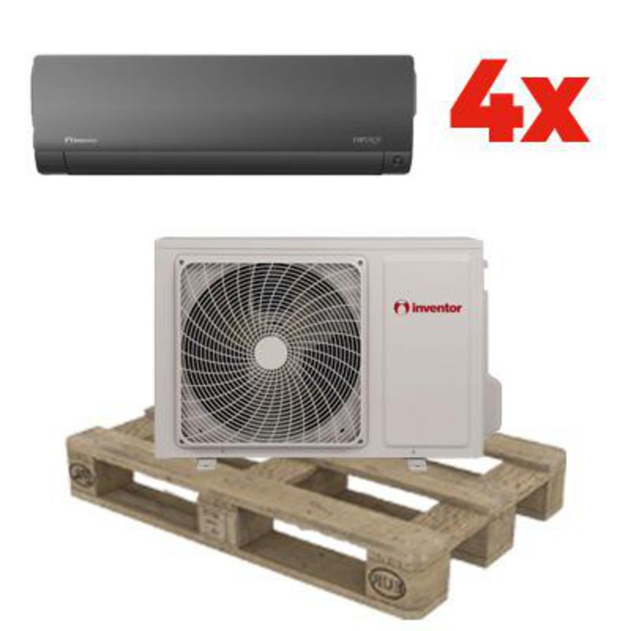 PROMO Pallet a 4st. Inventor Emperor 5,0kW airco set  (220227154 + 220227155)