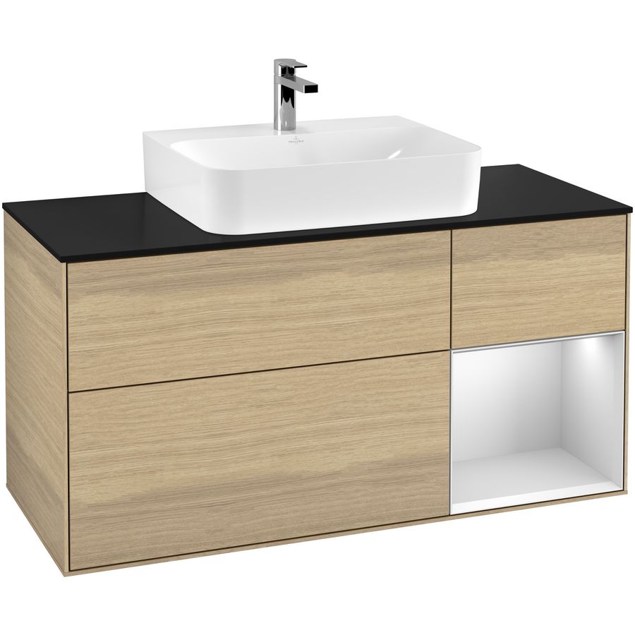 Wastafelonderkast Finion 1200x603x501mm Oak Veneer G172MTPC