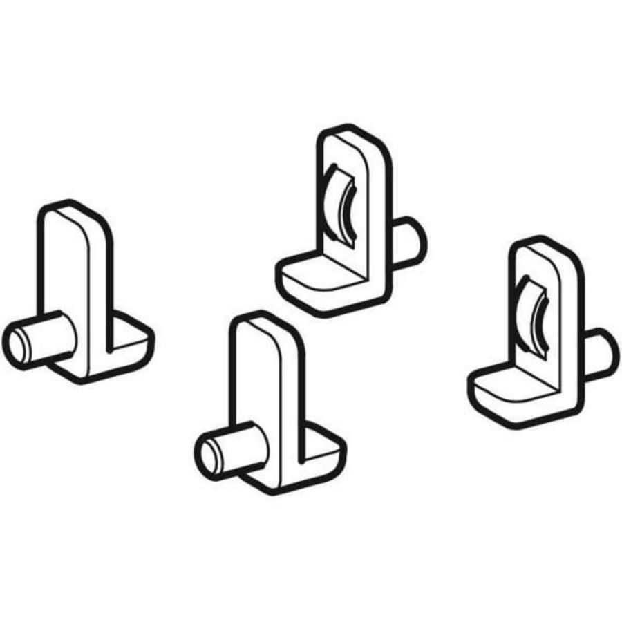 Set plankpennen voor hoge kast 595286000
