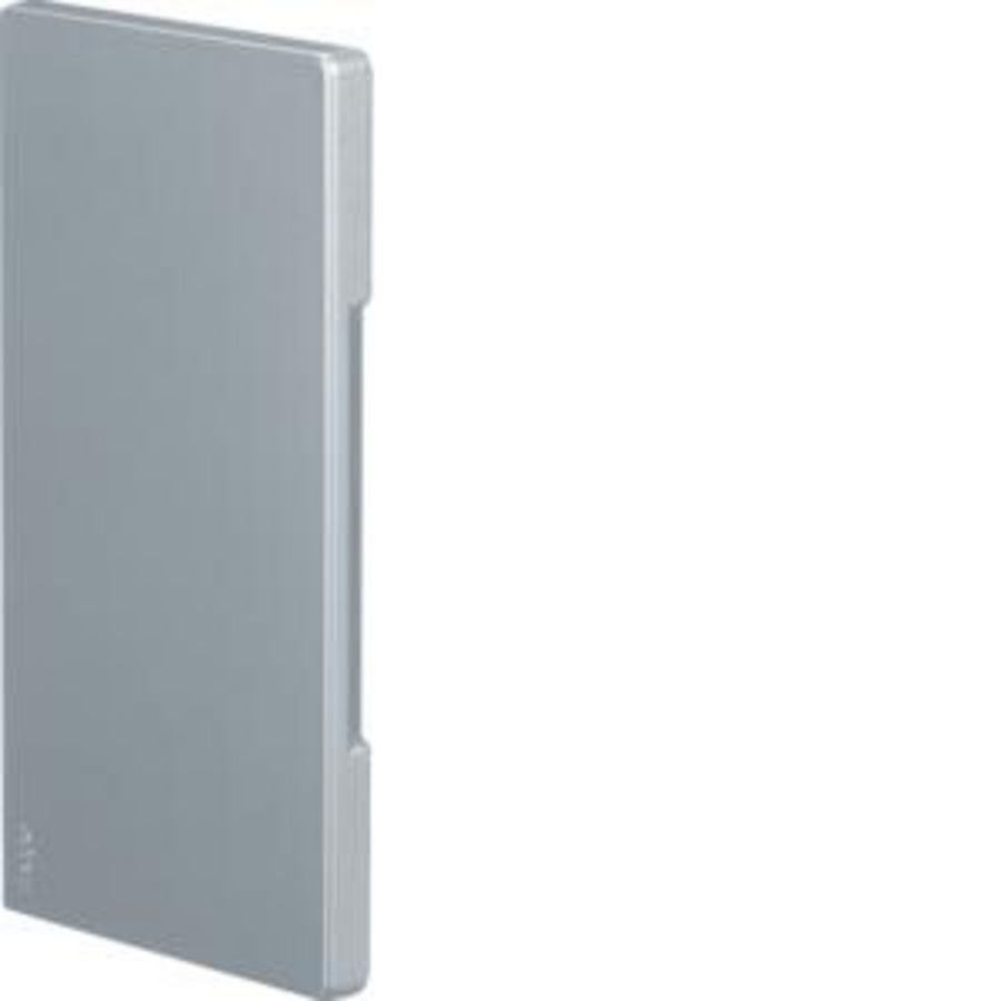 Eindplaat kunststof voor goot BRA 85x170mm alulook