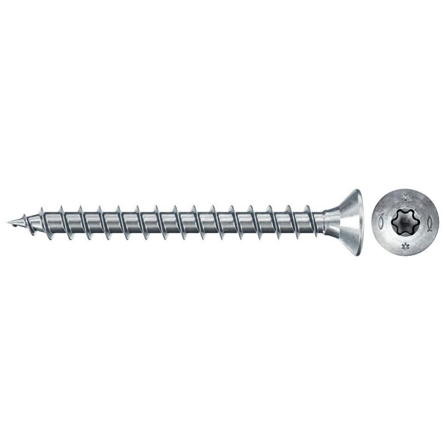 Spaanplaatschroef PowerFast 3x25mm TX verzonken kop VD verzinkt VVE=1000