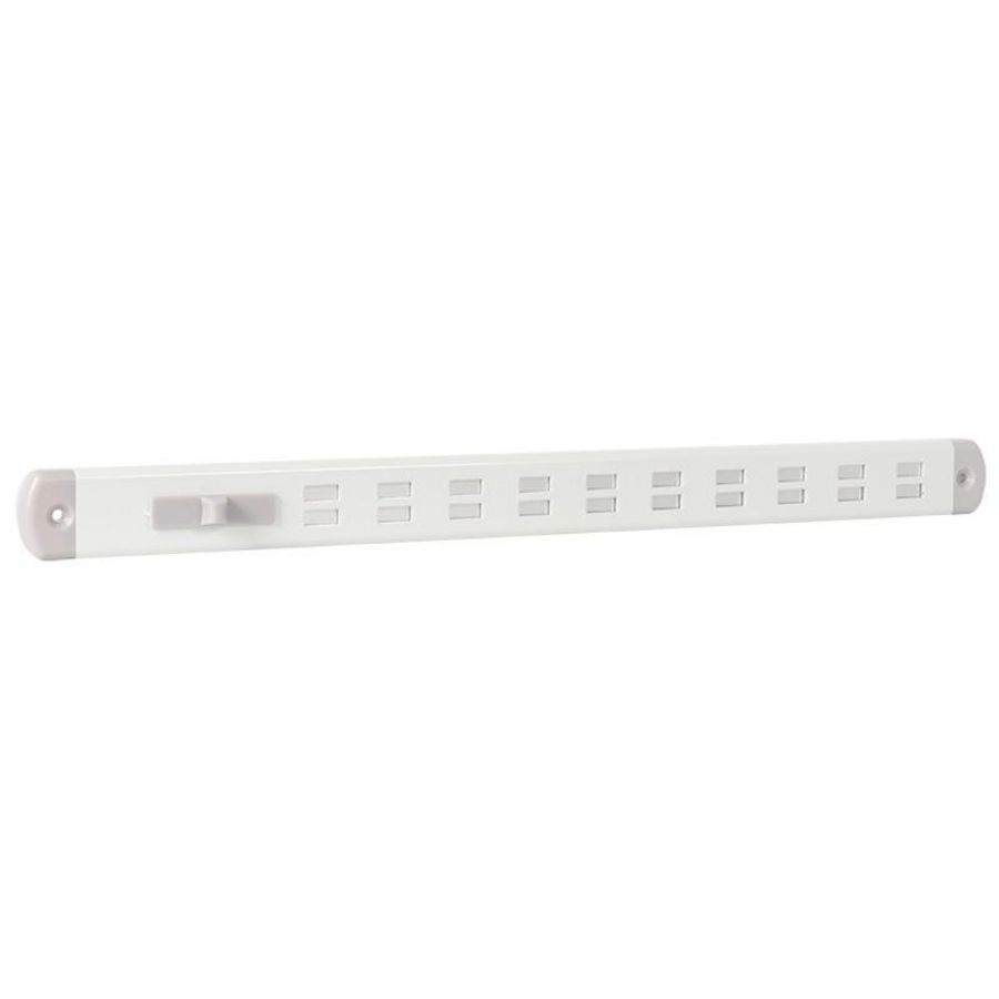 ALU schuifrooster Bold Line 370x30mm wit