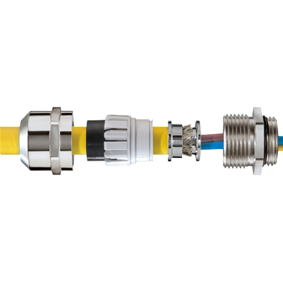 EMC-kabelwartel RVS M12x1,5 drl 3-7mm VVE=10